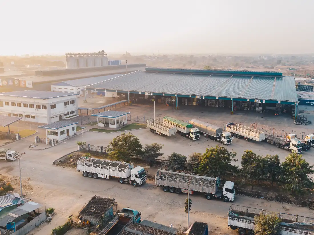 Modern logistics warehouse