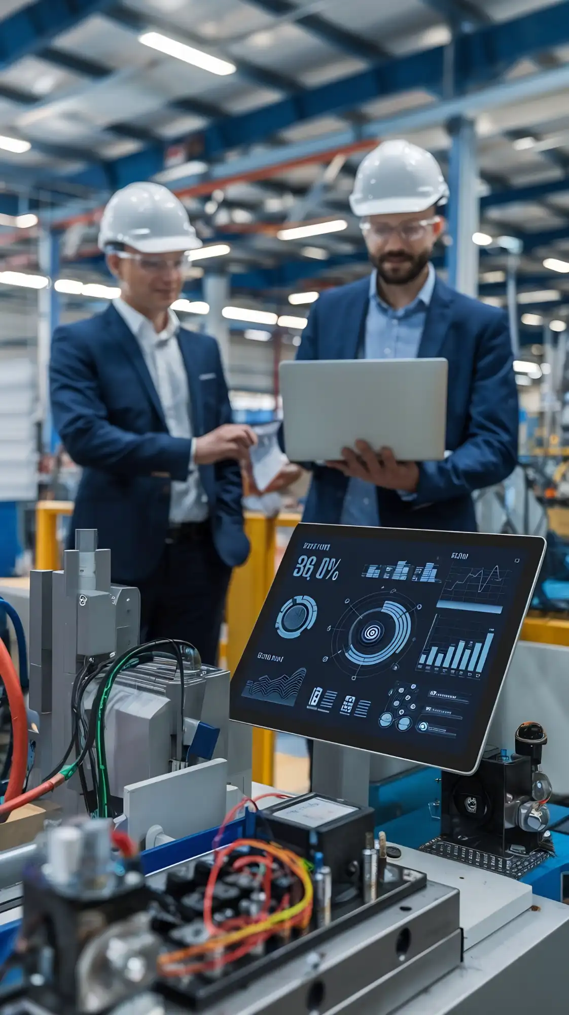 Connected manufacturing facility and production operations