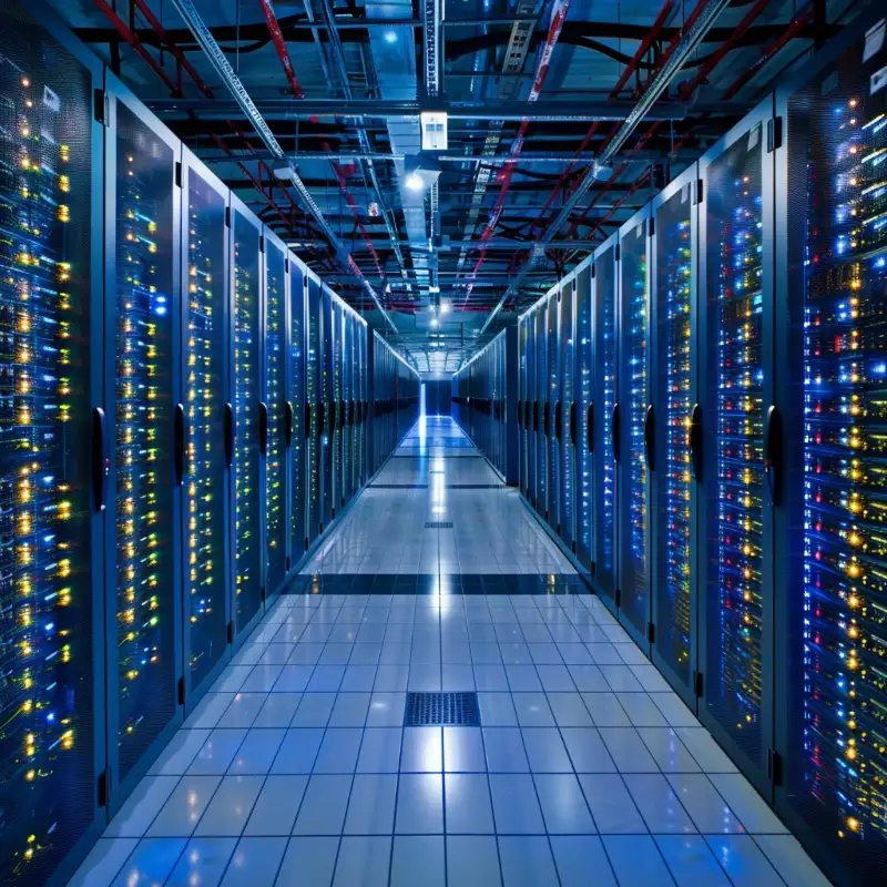 Data Confiance engineer and customer reviewing live infrastructure environment